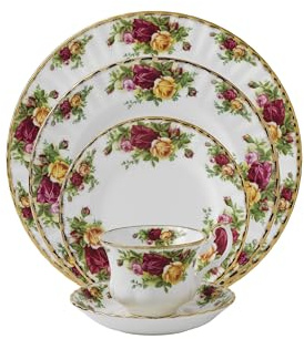 Royal Albert 15210002 Old Country Roses - Set di 5 pezzi, servizio per 1 pezzo