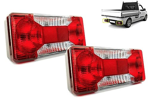 VNVIS Feux arrières arrière gauche et droit pour Daily 2006 + douille AMP1.5 69500026 69500032