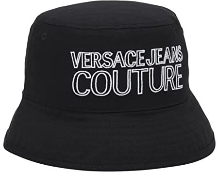 VERSACE JEANS COUTURE Schwarze Mütze Unisex (S), Schwarz