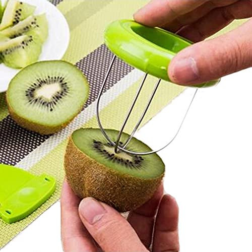 Wudaizhi 1pcs Mini Fruit Kiwi Cutter Peeler Slicer Kitchen Gadgets Tools Peeling Tools