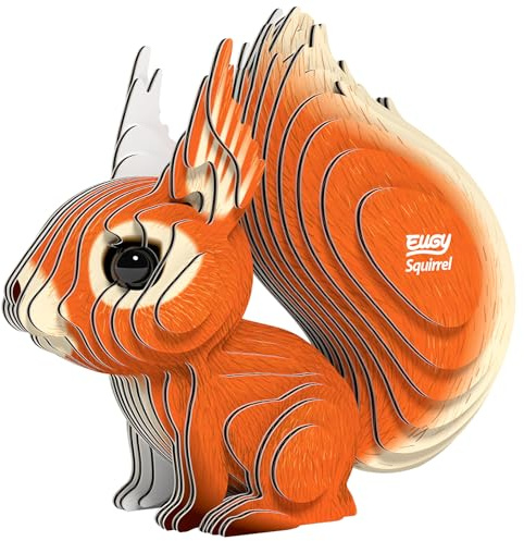 EUGY 3D Squirrel No.83 Model Craft Kit