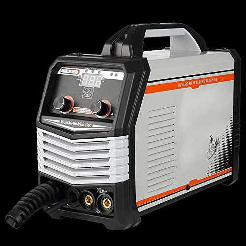 Machine à Souder 4in1 MIG MMA MAG TIG-160C Poste a Souder avec 120A 220V IGBT, 2m 14AK Torche, 1.8M 200A Porte-électrode, 1.2M 300A Pince de Soudage