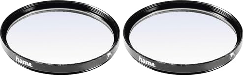 Hama 070058 - Filtro Ultravioleta, Color Neutro, 58 mm (Paquete de 2)