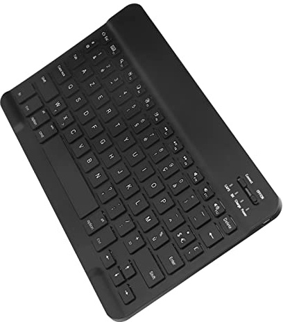 Pyhodi Clavier sans Fil, élégant, Portable, Anti-poussière, Tablette Compacte, Clavier, Panneau de Téléphone Antidérapant pour Le Bureau à Domicile