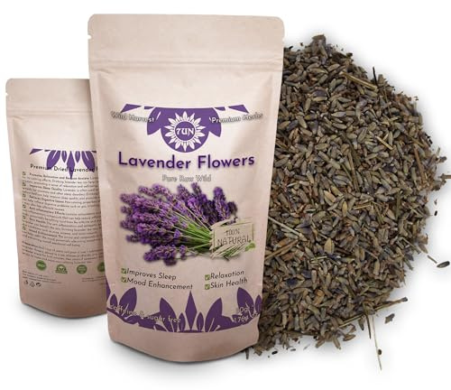 Lavender 50g | Traditional Support for Calm, Relaxation & Sleep Quality | Nervous System & Emotional Wellness | Wild-Harvested & Pure | Ideal for Evening Tea, Bath Soaks & Aromatherapy