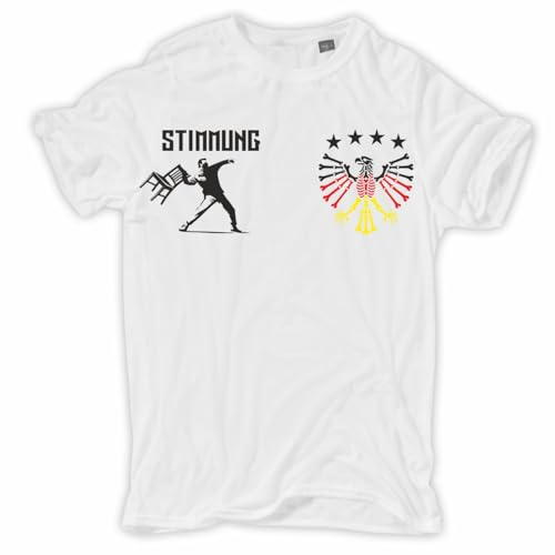 Männer Trikot Tshirts Größe S - 8XL Deutschland Weiss schwarz 2024 Ultras
