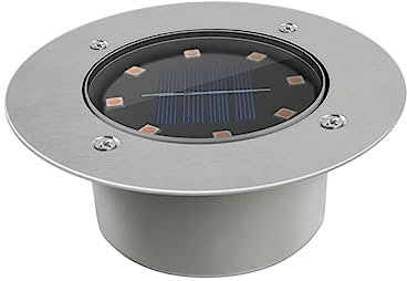 Yardenfun Solar-ladelampen Für Den Außenbereich -solarlampe Bodenlicht Für Garten Hof Weg -rasenlampe Weißes Licht Keine Verkabelung Erforderlich