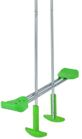 Balançoire vis-à-vis avec Collier pour Poutre Bois Carre 9x9 cm Vert