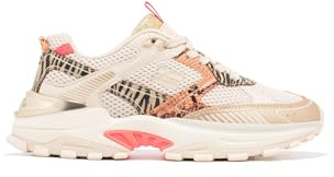 D.Franklin Zapatillas Deportivas Mujer 347 Track Flame Beige/Multi - Zapatillas de Vestir para Mujer - Moda Casual - Talla (37) - Modelo 347