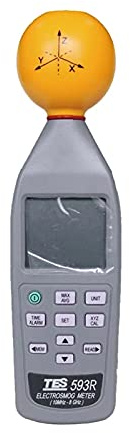 Contatore Geiger, TES-593R. Misuratore di elettrosmog ricaricabile a 3 misurazioni isotropiche di EMF
