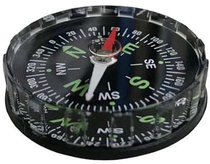 Boussole De Survie,Imperméable - Boussole Portable pour Le Camping - pour Femmes Garçons Filles Jeunes Adolescents Survie Alpinisme Navigation Plein Air Randonnée