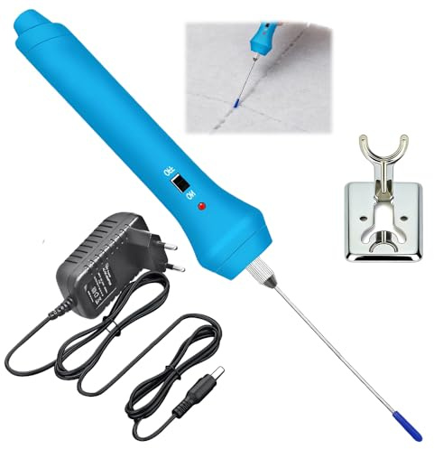 Weciau Taglia Polistirolo a Filo Caldo, 27W 15 CM Taglierina Polistirolo Professionale con Supporto e Alimentatore, AC100-240V Taglierino Elettrico con Interruttori e Spie Luminose, Taglierina EU
