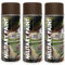 Craft-Equip DC 3er Sparpack Lederbraun Ral 8027 MILITÄR Army Militärlack Lackspray 400ml Nato