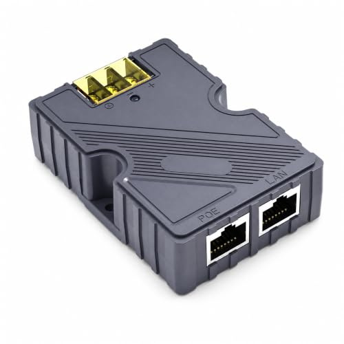 Injecteur PoE Injecteur PoE Passif GigE pour Antenne Parabolique V2, Gen 3, ESD, Accessoires Ethernet 48-57 V/3 A