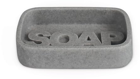 Soap Embossed Resin Soap Dish
