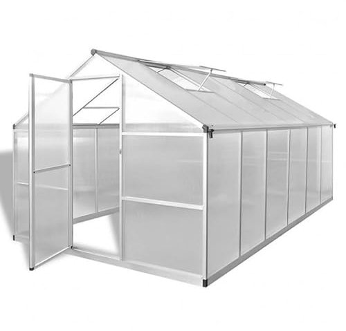 Serra in policarbonato alveolare 4 mm Ezooza 250 x 360 cm con fondamenta