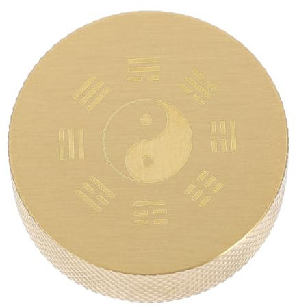 BESPORTBLE Rundes Kalligraphie Papiergewicht Aus Kupfer Elegantes Und Funktionales Schreibtischzubehör Für Arbeitszimmer Hochwertiges Und Langlebiges Design Für Kalligraphie Dekorativer