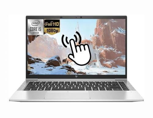 HP EliteBook 840 G7 14 FHD Touch screen, Intel Core i5-10310U, 16 GB RAM, 512 GB SSD, tastiera americana, Win 10 Pro (ricondizionato)