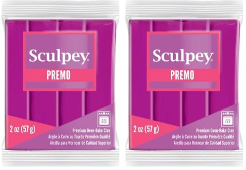 Sculpey Premo fimo 2 Once-Fucsia (Confezione da 2)