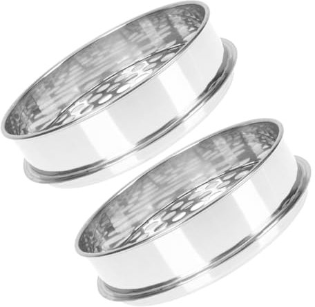 Generic Stainless Steel Sieve Strainer Set Fruit Kitchen Colander for Berry Sifting