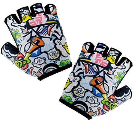 SHERCHPRY Guantes Ciclismo Niño Transpirables Guantes De Dedo para Bici Entrenamiento