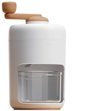 Mini tritaghiaccio per Uso Domestico, frullatore Portatile, Macchina per Coni di Neve, tritaghiaccio Manuale e tritato per Coni di Neve e Granite.