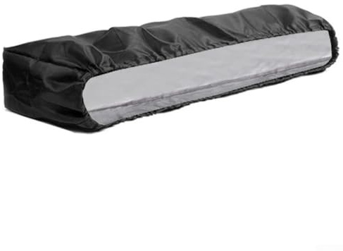 Honseadek Cubierta de calentador de patio montada en la pared para uso en exteriores, protección de tela Oxford 420D resistente a la intemperie para unidades de montaje en pared, unidad de calefacción