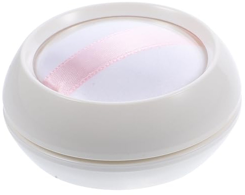 SAFIGLE Kompakter Kosmetikbehälter 10g mit Schwamm Puderquaste Leerer Make Up Behälter aus Kunststoff Leicht zu Transportieren für Lose Puder für Heimgebrauch