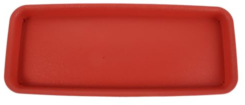 YARNOW Vassoio Rettangolare in Resina Antigoccia 49X20 CM per Vasi Bonsai e Piante da Interno ed Esterno Sottovaso Bordo Alto Raccogli Acqua per Protezione Mobili e Radici Sane
