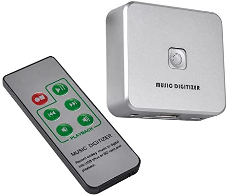 NonMiFyR Adattatore Audio Registratore Musica Digitalizza 3.5mm RCA - Memorizza su USB