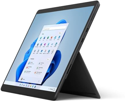 Microsoft Surface Pro 8 Tablet PC, touchscreen da 13 pollici, Intel Core i7-1185G7, 8 GB RAM, SSD da 256 GB, nessuna tastiera, Windows 11 Pro (ricondizionato)