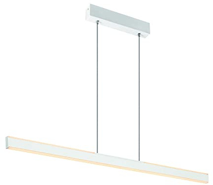 SLV luminaria de suspensión ONE LINEAR 100 / Lámpara de salón, iluminación de interior, luminaria colgante de comedor, led, luminaria de techo / 3000 K 24 W 1250 lm blanco regulable
