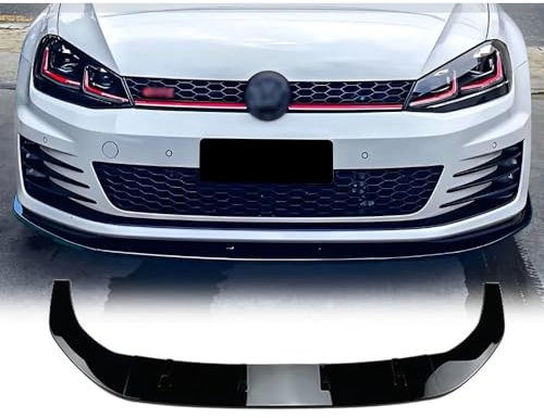 Auto Frontspoiler für Volkswagen Golf 7 MK7 MK7.5 GTI GTD R Rline 2012-2017,ABS Frontspoiler Lippen Antikollisions Frontstoßstange Splitter Car Styling Karosserie Tuning,A