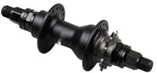 TAIGUHUI Sgancio Rapido Bici Hub RHD/LHD 5bearings 36holes 10T Hubs Hub Perno Ruota Posteriore MTB(Material:Black LHD)