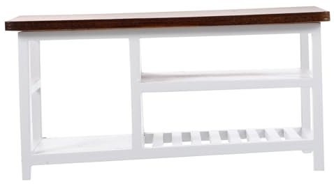 Gogogmee Miniatur Holz Tisch Für Puppenhaus Computer Tisch Handgefertigte Dekoration Für Mikro-szenen Stilvoller Schreibtisch Aus Nussbaum Für Kreative Wohnaccessoires