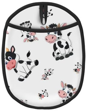 Vaches de Dessin animé, Maniques, maniques résistantes à la Chaleur, maniques de Cuisine en Silicone antidérapantes