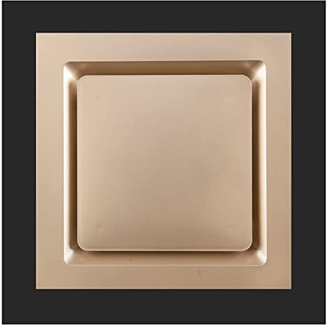 CGCSYZ ventilation fan Ceiling Type Ventilation Fan Kitchen and Bathroom Ducted Exhaust Fan 10 Home Silent Ventilation System, 40W, White/Silver/Gold ventilating fan (Gold