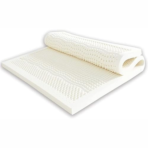 100% Natur Latexmatratze, Ergonomische Naturlatexmatratze, Latex Matratze Kompression und Keine Verformung Für Studentenwohnheim, Hotel,1in,200×200cm(79×79inch)