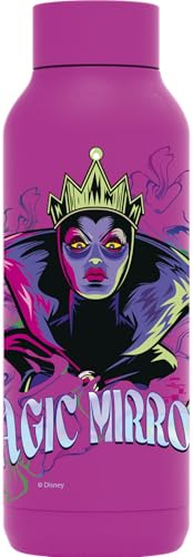 QUOKKA SOLID X DISNEY | BOTELLA TÉRMICA DE ACERO INOXIDABLE DOBLE PARED | VILLAINS EVIL QUEEN