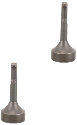 Uonlytech 2 Stück Hammerkopf Mit Rundem Griff Erdungsstab Handhaben Einsatz Treiber Werkzeug Stabiles Teil Für Bohrhämmer Bohrhammer-versorgung Zubehör Für Bohrhämmer Silver Rostfreier Stahl