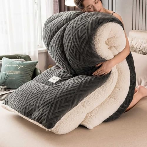 YWQJL Piumoni Traspirante Coperte Pile Piumone Matrimoniale Invernale Trapunta in Morbido e Caldo Piumino Letto Singolo Trapunte Matrimoniali Invernali(#1,110x150cm/1kg)
