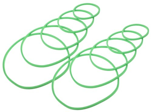 Mikikit Anelli Galleggianti per Piante Acquario 10 Pezzi Anelli di Isolamento per Lenticchie D’Acqua Riutilizzabili Supporto per Alimentazione Pesci in Plastica Resistente per Acquari