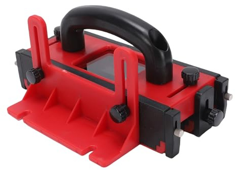 Cryfokt Table Saw Push Block for Woodworking, Router Tables Band Saws Jointers Pushblock with 4 Non Slip Strips Transparent Window Safe Cutting for Band Saw Jointer