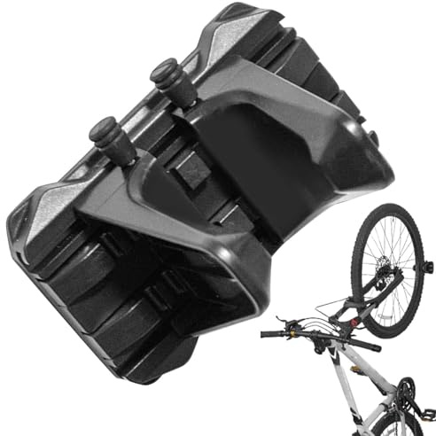 Estante de almacenamiento para bicicletas, soporte de exhibición resistente que ahorra espacio, colgador de pared para bicicleta, para dormitorio, sala de estar, dormitorio, cobertizos y apartamentos