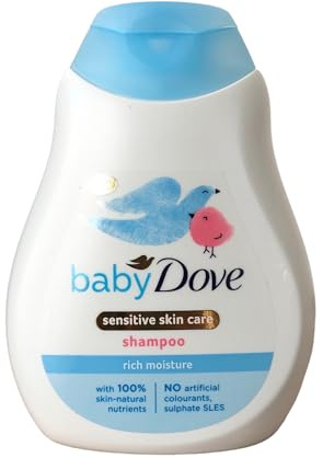 Baby DOVE Rich Moisture Shampoo & Lotion 2 x 200 ml vårdset – mild, allergivänliga och pH-neutrala