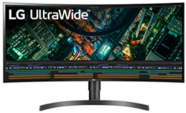 LG 34WN80C-B 86,36 cm (34 Zoll) Curved QHD UltraWide Monitor (IPS-Panel, HDR10, USB-C), Mattschwarz