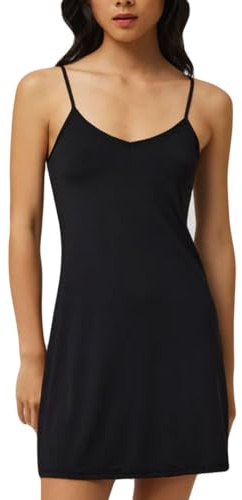 YSABEL MORA Vestido Básico de Tirantes Ajustables para Estilo y Comodidad Diaria, Realza Tu Figura con Sensualidad Sutil y Confección de Primera Clase Sostenible.