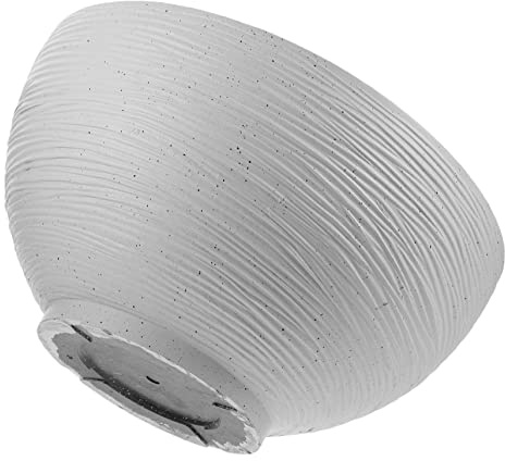 Healeved Pot de Fleurs Hydroponique Quartz Blanc pour Plantes Aquatiques Jardinière Décorative pour Bureau et Jardin