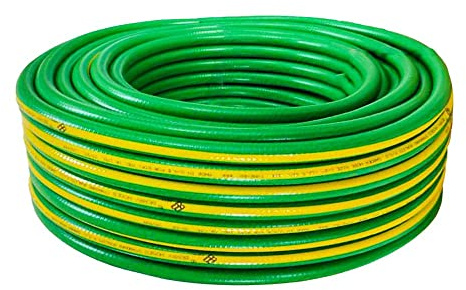 Berry Garden Hose Pipe | 50Mx 1/2 Inch, Green Multipurpose Watering Hose | Kink Resistant Radial Braided Reinforced Hose for Water Delivery and Gardening