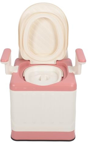 Tragbare Toilette mit Abnehmbaren Griffen, Faltbare, rutschfeste Unterseite für den Innen- und Außenbereich, für Camping, Boot, Van, Notfall